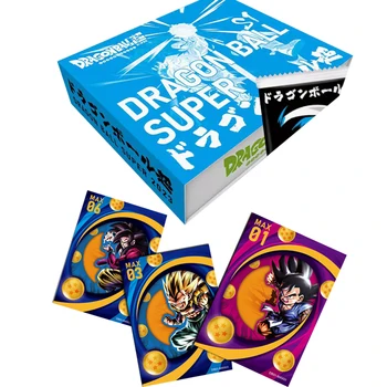 2023, Оригинальная коллекция Аниме Dragon Ball SUPER, коробка-бустер из чистого золота, Материал, карты, Игрушки для детей, подарки